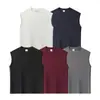 Gopudo Verano Nuevo Simple de Moda Marca Chaleco Hombre Holgado Deportivo Baloncesto Sin Mangas Camiseta Base Gw26001