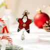 Navidad Dibujos Animados Hebilla Retráctil Desplegable Portatarjetas Ajustable Decoración de Insignia DIY Portatarjetas Divertido Hebilla Retráctil