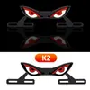 Luz de placa de motocicleta transfronteiriça parafuso triângulo olhos de demônio acessórios decorativos de motocicleta modificados universais luzes