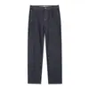 Jeans de Calle de Talla Grande en Color Original para Otoño, Holgados, Modernos, Casual, Versátiles, Simples, Pantalones Rectos para Hombre