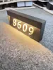 Letrero de Puerta de Hotel Estilo Pantalla de Acero Inoxidable para Apartamentos, Casas de Huéspedes, Hoteles, Habitaciones de Spa, Habitaciones Privadas, Focos, Letreros de Puerta Iluminados Electrónicamente