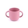 Taza de Leche para Niños de Silicona de Grado Alimenticio Transfronteriza, Asa Binaural para Bebé, Vaso para Agua para Suplemento Alimenticio, Cuerpo de Vaso Resistente a Altas Temperaturas y Anticaídas