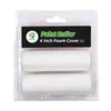 Rodillo de Espuma 4 pulgadas 9 pulgadas Base de Agua Amarillo y Blanco Elástico Redondo Cabeza Plana Esponja de Alta Densidad Cubierta de Pelo Rodillo Cepillo