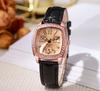 Relojes para Mujer, Tonel, Personalidad de Nicho Incrustado de Diamantes Retro Transmisión en Vivo, Relojes Populares de Lujo Ligero de Alto Valor, Entrega Mayorista Transfronteriza