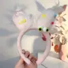 Diadema de muñeca divertida fea linda fea ojos grandes atar pelo trenza alta Calavera pasador superior niños pelo frito cara rara lavado