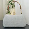 2025 Bolso de Perlas Elegante de Moda Transfronterizo Amazon Comercio Exterior Más Vendido Bolso para Vestido de Noche Fiesta Cena Celebridad
