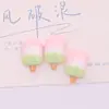 Helado Arcoíris Lindo Creativo Hecho a Mano DIY Pegamento de Crema Accesorios de Resina Joyería Pasador Material para Fundas de Teléfono Celular Venta al por Mayor