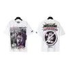 Transfronterizo Hellstar Hellstar Verano Nuevo Marca de Moda Europea y Americana Camiseta de Manga Corta Holgada para Hombre y Mujer Nfc