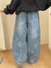 Nuevos Jeans de Mezclilla Primavera y Otoño 2026 para Niños y Niñas, Jeans de Mezclilla Casual con Parches Jacquard para Bebés Niños y Niñas, Transfronterizo