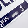 Letrero de aluminio metálico con estampado de serigrafía, placa de identificación de acero inoxidable resistente a la corrosión, letrero resaltado, letrero personalizable con logotipo imprimible.