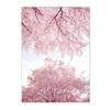Comercio Exterior Cálido y Romántico Rosa Plantas de Paisaje Hierba Marchita Póster Torre Eiffel Decoración Dormitorio Sala de Estar Pintura Colgante