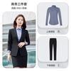 Traje profesional de negocios de manga larga para primavera y verano, traje antiarrugas que no necesita planchado, corte slim, ropa formal de temperamento para tienda 4s, ropa de trabajo