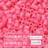 Paquete de Recarga de 264 Colores 1000 Piezas 2.6 mm Fusion Beads Tablero de Pines Set de Rompecabezas Beads para Planchar Serie Completa de 264 Colores