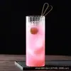 Copo Rígido Listrado Estilo Japonês, Copo Collins, Copo de Coquetel, Copo para Chá de Limão, Copo para Long Drink, Copo Highball Simples