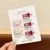 Dulce y Linda Mini Pinza para el Cabello de Helado, Pinza de Pato Versátil de Verano para Niñas, Accesorio para el Cabello Pinza para Flequillo Lateral