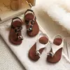 Sandalias Romanas Ins 2026 Verano Nuevo Estilo Coreano para Niñas sin Cierre Estilo Hada Zapatos de Princesa para la Playa con Faldas