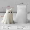 Molde de Silicona para Vela de Fantasma Transfronterizo Jiahui Mei DIY Decoración de Gatito Fantasma de Halloween Herramienta Abrasiva