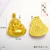 Accesorios de oro vietnamitas de larga data para manualidades Fushun Calabaza Taisui Candado de Seguridad Ruyi Shangui Colgante de Riqueza para Mujeres