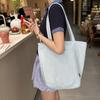 Estética de Estilo Japonês Moderna Personalidade Casual Bolsa de Ombro Único para Estudantes do Sexo Feminino, Bolsa Tote Grande de Nicho para Pendulares
