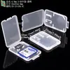 Caja de Plástico 2Tf+1Sd Caja Personalizada de 3 Piezas para Tarjetas de Memoria Caja para Tarjetas Microsd Caja para Tarjetas de Memoria de Cámara