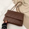 Bolso pequeño informal con cadena Lingge, nuevo bolso de moda 2021 para mujer, bolso cruzado sencillo de estilo occidental, bolso cuadrado pequeño popular.