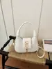 Bolsa Feminina 2026 Novo Estilo Bolsa de Ombro Moda Bolsa Lua Trançada Bolsa Tote Retrô Bolsa Versátil Vintage Bolsa de Ombro Único