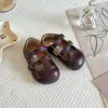 Zapatos de Cuero para Niñas Estilo Nuevo Primavera y Otoño Zapatos de Princesa para Niños Estilo Británico Zapatos Planos Mocasines para Bebés Zapatos de Bebé