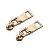 Spot de fábrica slider atacado 3# nigou + peça pequena de atividade slider de couro com peça Zíper de metal para bagagem