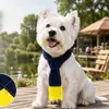 Bufanda cálida para cuello de gato mascota, bufanda para gato con decoración de borlas, bufanda de cuello ajustable para gatitos y perros