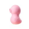 No início do dia, o patinho chupa o vibrador para as partes íntimas das mulheres massageia o dispositivo de masturbação AV stick para brinquedos sexuais adultos