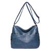 2024 Nuevo Bolso Transfronterizo para Mujer Moda Trendy Cuero Suave Bolso de Hombro Cruzado Versión Coreana Sencillo Color Sólido Bolso Cuadrado Pequeño Venta al por Mayor