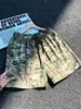 Pantalones cortos deportivos de camuflaje estilo americano de secado rápido para hombre, pantalones ligeros de seda helada transpirables para verano, shorts casuales de longitud de cuarto