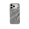 Serie de Colores Macaron Apple 17Promax Carcasa Blanda Arrugada Adecuada para Funda de Teléfono Móvil Iphone16Pro 14Pro/16E