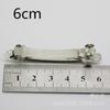 [6cm 8cm10cm] Versión coreana de pinza de acero para bolsillo de red pinza automática pinza para el pelo de acero al manganeso accesorios para tocados DIY fabricantes