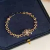 Nuevo Pulsera de Malla Redonda Retorcida con Circonita Diseño de Nicho de Moda Versátil para Viajes Diarios para Mujeres