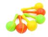 Tambor de Mano para Educación Temprana Instrumento Musical Orff Cascabeles Jaula Juguetes Musicales para Niños Martillo de Arena Conciencia de Enseñanza Cascabeles Sonajeros Entrenamiento Auditivo para Bebés