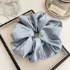 Anel de Cabelo de Cetim Liso Colorido Elegante para Cabelo Tipo Intestino Grande Feminino Elástico Alto Corda de Cabelo para Rabo de Cavalo Acessórios de Cabelo Novo Estilo 2025 Sem Danificar o Cabelo