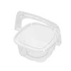 Cesta de flores de mano pastel mousse ensalada de frutas pesca tiramisú red de red polvo de hielo embalaje caja de embalaje transparente