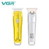 VGR955 cortapelos eléctrico cabeza de aceite Cortapelos USB recargable casero mini de grabado cabeza de corte 0 grabado metálico cortapelos