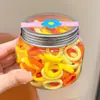 Gomas para el Pelo de Niños que No Lastiman el Cabello, Anillos para Toallas de Bebé, Ligas para el Pulgar de Niñas Lindas de Colores Dulces, Cuerdas para el Cabello, Accesorios para el Cabello