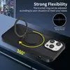 Soporte Giratorio de Comercio Exterior Funda Magnética para Teléfono Adecuada para Apple 15PROMAX Tendencia 14 A Prueba de Caídas 13 Patrón de Cuero 12