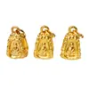 Colgante de Buda sin Fase Chapado en Oro de Cobre Puro Accesorio de Colgante DIY Dorado Antiguo Suministro Mayorista de Joyería