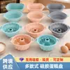 Forma de silicone para bolo chiffon espessa, conjunto de assar para forno resistente a altas temperaturas, forma de bolo, forma de bolo com anel de mousse