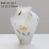 O Novo Produto de Bixuan é Simples e Criativo, Vaso Colorido Magnético em Degradê com Acabamento de Areia Fosca, Vasos para Flores Artificiais para Sala de Estar e Entrada