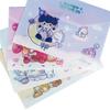 [Oferta Especial] Hebilla de Alicia en el País de las Maravillas de Dibujos Animados Bolso para Documentos Estudiante Lindo Bolsa de Almacenamiento de Información para Exámenes A4