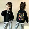 Nuevo Estilo de Otoño para Niñas, Versión Coreana Súper Linda, Camiseta de Manga Larga Waffle de Punto Falso Dos Piezas Casual para Bebé, Ropa Exterior Versátil