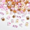 Nuevos Adornos para Uñas de Snacks Gatito Gato Lindos Snacks Postre Té de Leche Adornos para Uñas Gatito Hello Kitty