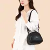 Bolso Pequeño de Tres Capas con Textura Vintage para Mujer Modelo Nuevo 2026 Bolso para Teléfono de Dama Bolso de Hombro Único Versión Coreana Bolso Cruzado Versátil