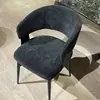 Silla de Comedor de Lujo Ligero Estilo Italiano con Respaldo, Adecuada para Comedores Domésticos, Silla con Respaldo Minimalista Moderno Nórdico, Taburete de Reunión para Hotel