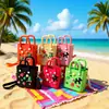 Bolsa de Hombro de Verano Linda Transfronteriza con Agujeros, Bolsa de Cosméticos de Eva, Mini Bolsa de Playa de Gelatina DIY, Bolso